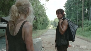 Still- Beth and Daryl emerge from hiding