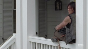 Remember- Daryl says that Carol looks ridiculous