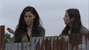 Omega- Tara tells Yumiko that she doesn't want any more people dying- AMC, The Walking Dead