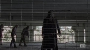 We Are the End of the World- Beta at a parking garage- AMC, The Walking Dead