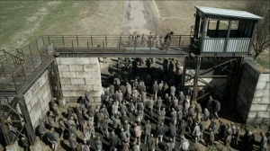 Family- Walkers enter the gates- AMC, The Walking Dead